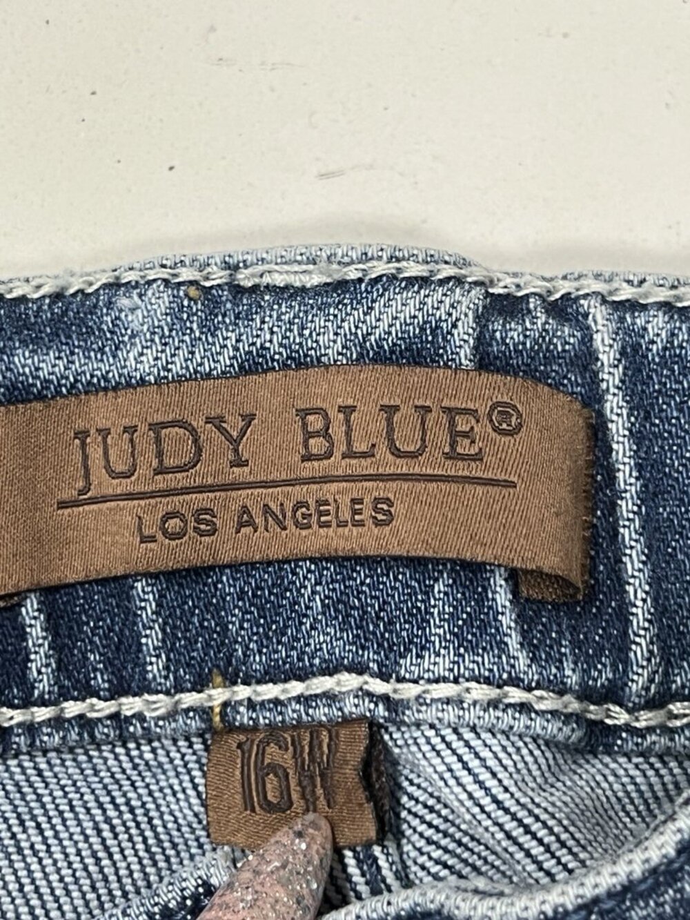 Judy Blue High Rise Joggers Size 16W Blue Jeans - Picture 4 of 7